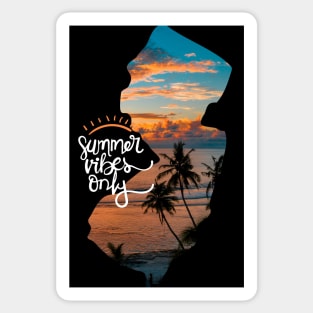 Sunny Days and Palm Trees Sticker